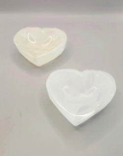 Selenite Heart Bowl