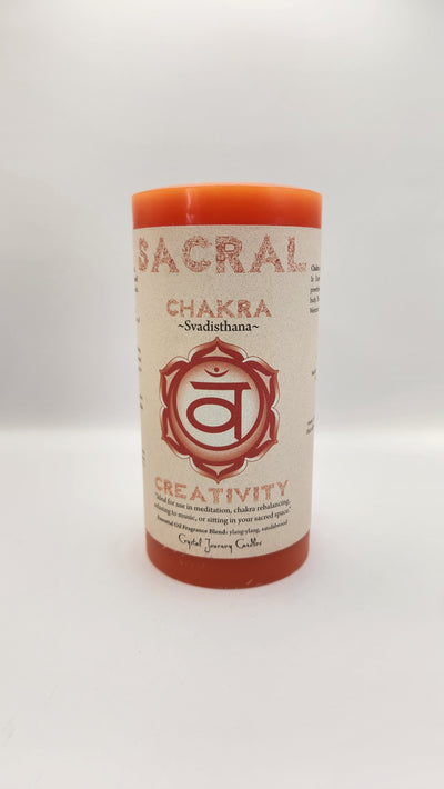 Sacral Chakra Candle