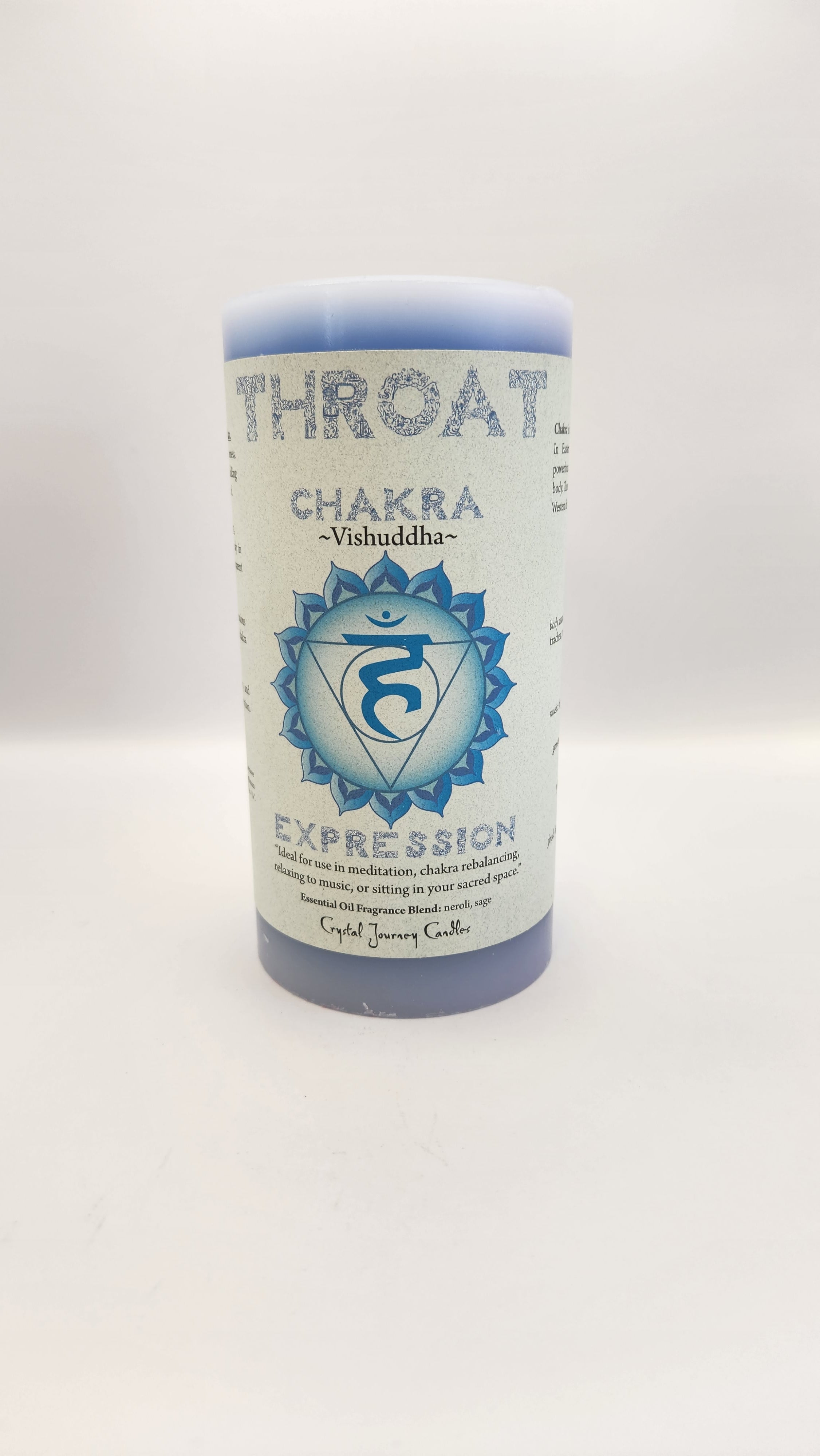 Throat Chakra Candle