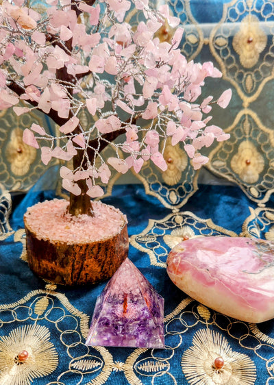 Amethyst Flower of Life Orgone