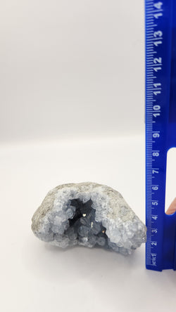Blue Calcite Geode