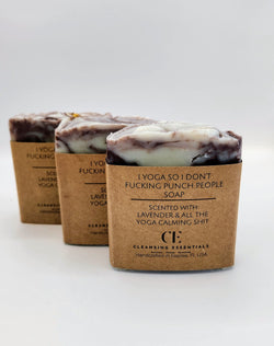 I Yoga so I Don’t Fucking Punch People Soap