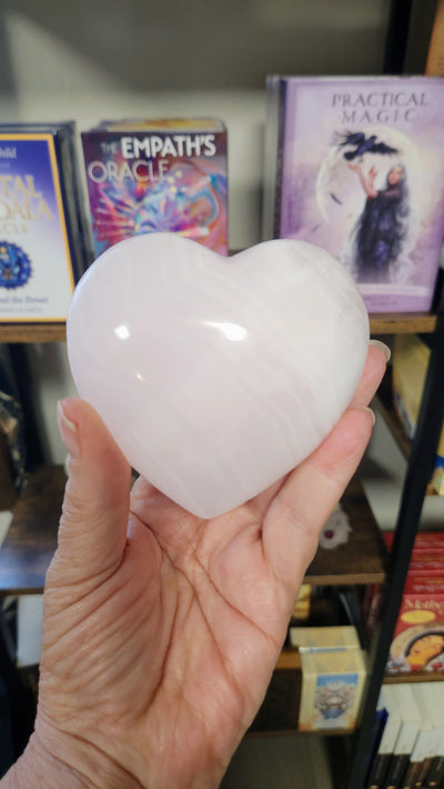 Pink Calcite Heart