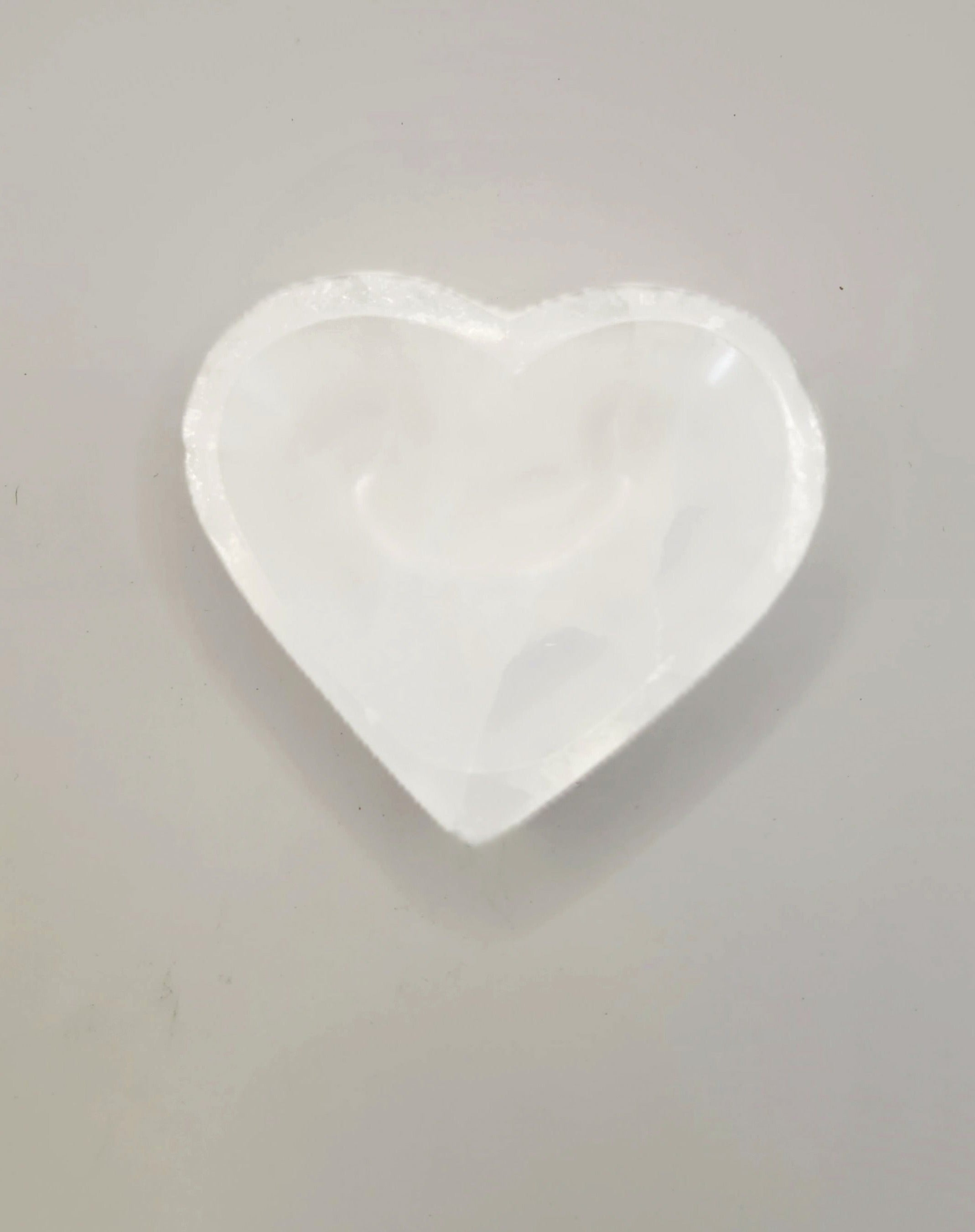 Selenite Heart Bowl