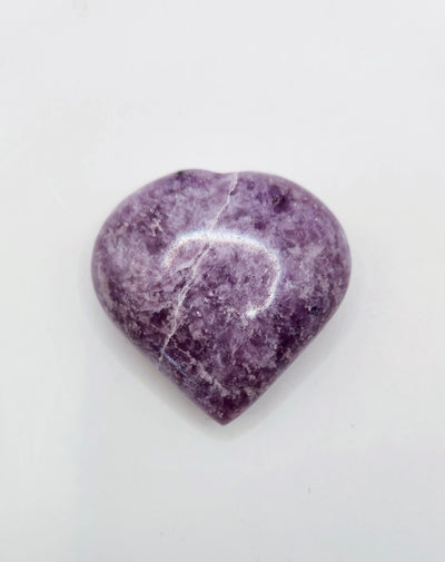 Lepidolite Puffy Heart