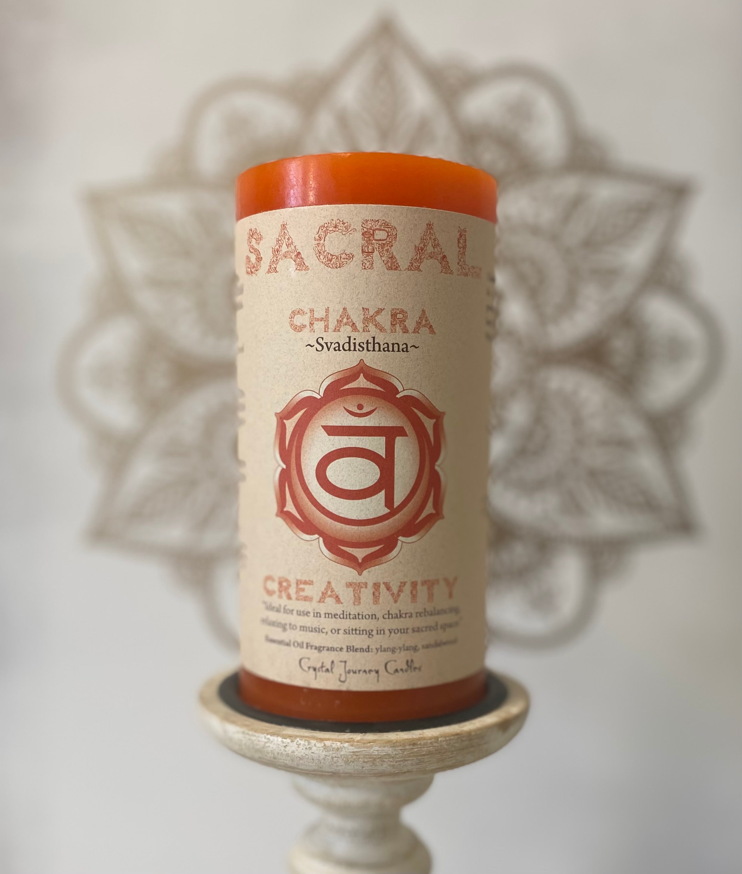 Sacral Chakra Candle