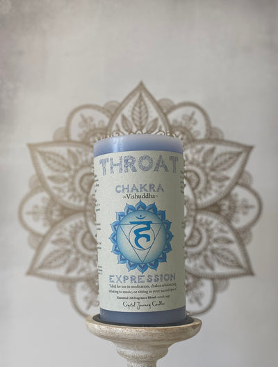 Throat Chakra Candle