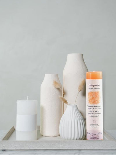 Reiki Charged Pillar Candle Compassion