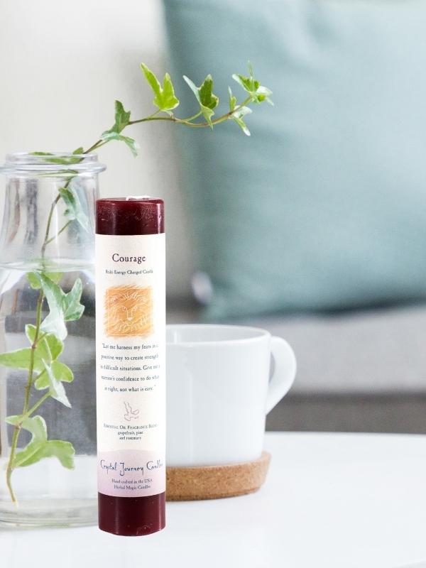 Reiki Charged Pillar Candle Courage