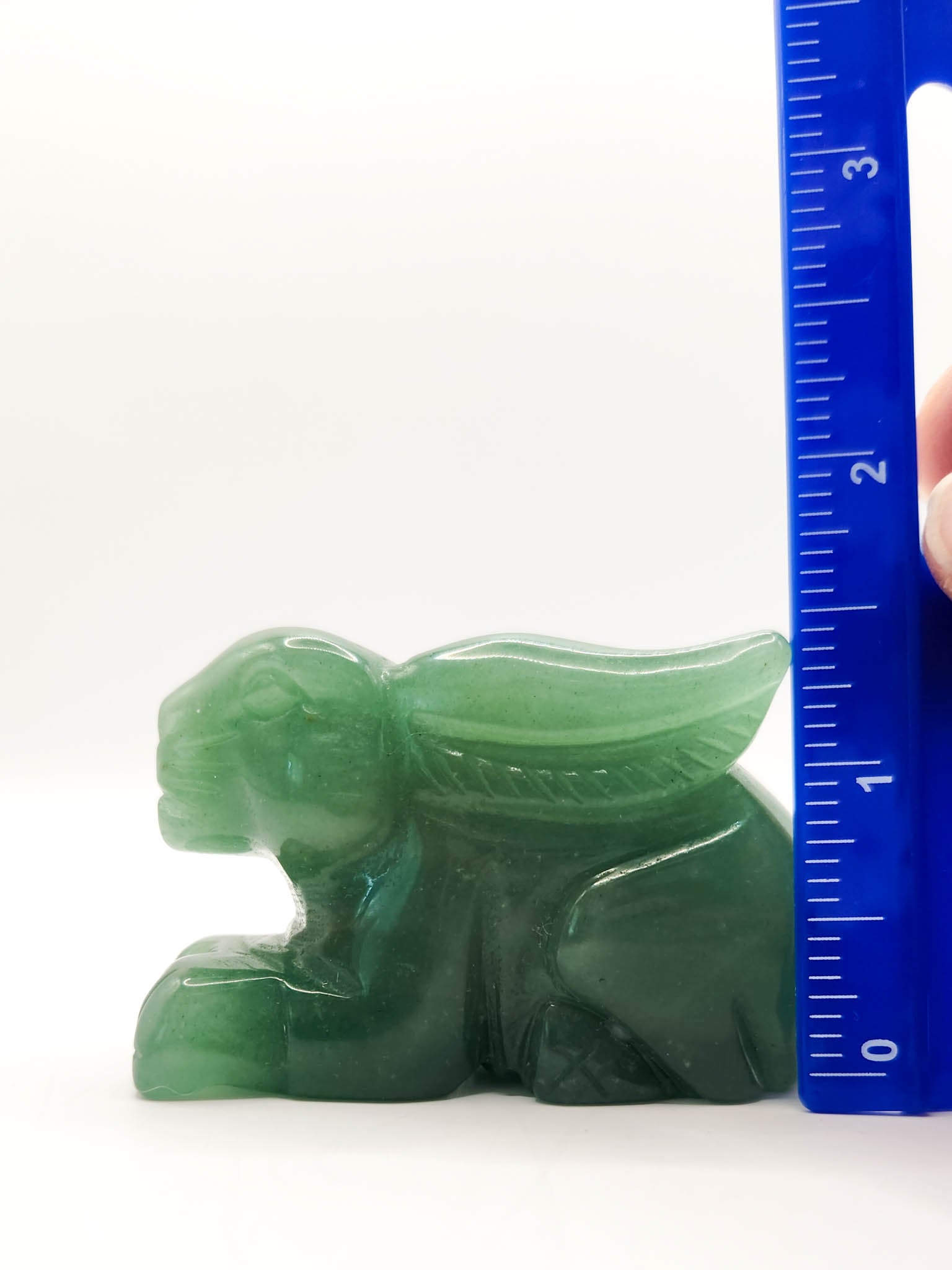 Jade Crystal Rabbit Figurine