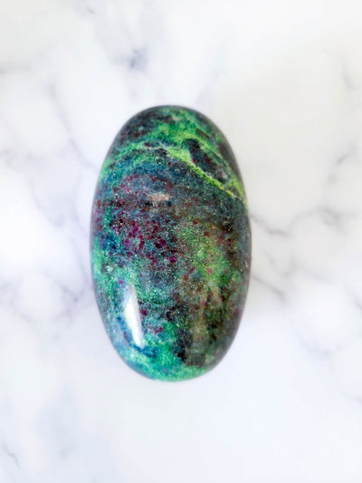 Ruby Kyanite Crystal Lingam