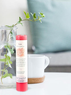 Reiki Charged Pillar Candle Love