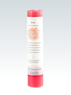 Reiki Charged Pillar Candle Love