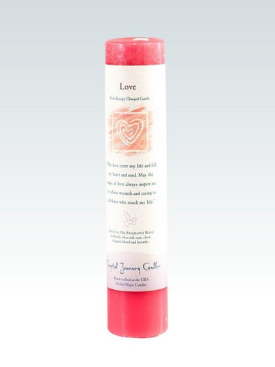 Reiki Charged Pillar Candle Love