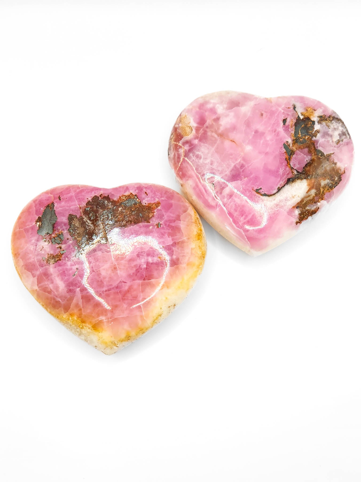 Pink Aragonite Heart