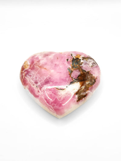 Pink Aragonite Heart