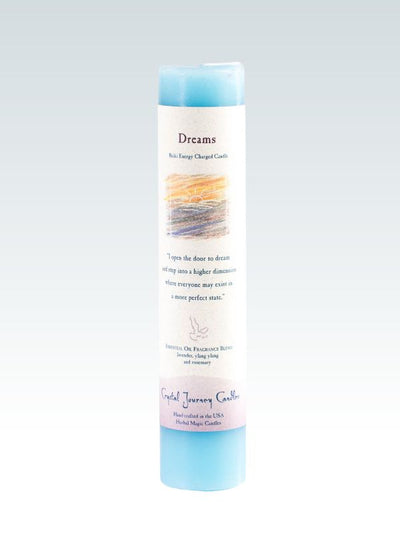 Reiki Charged Pillar Candle Dreams