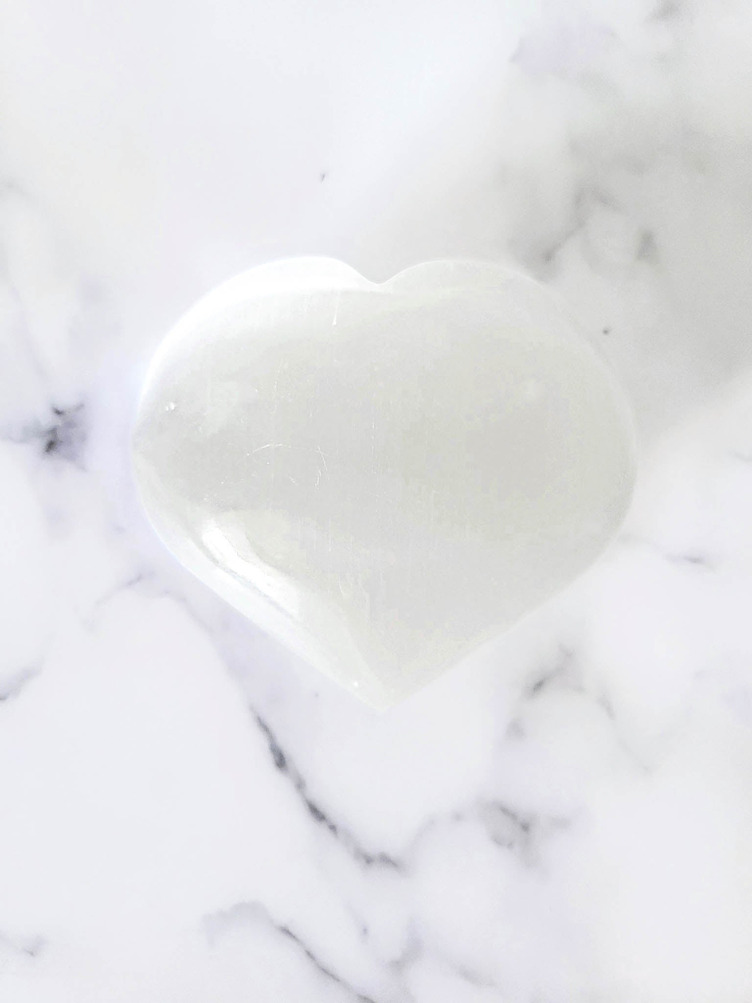 Selenite Heart
