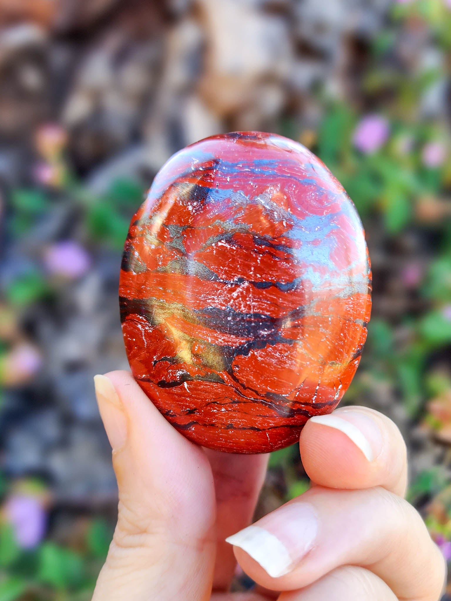 Snakeskin Jasper Palm